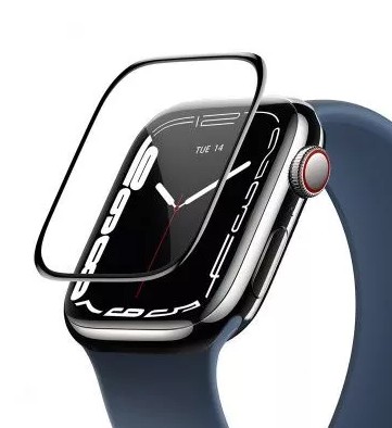 Защитное стекло для Apple watch "44" чёрное Hoco A30