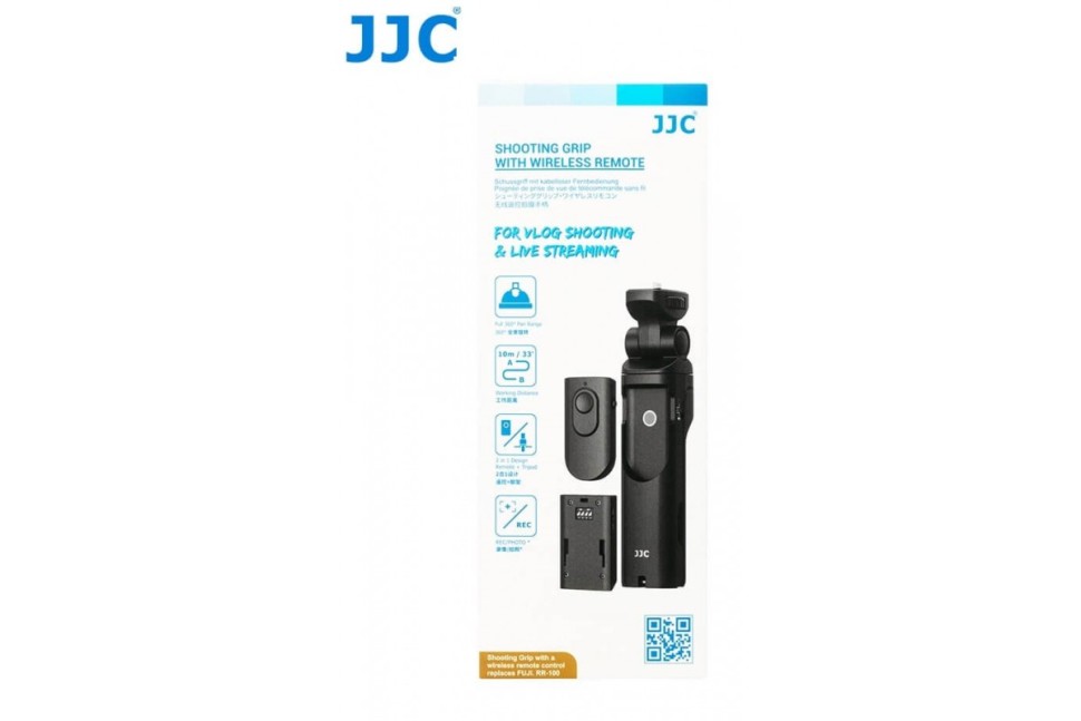JJC TP-FJW Рукоятка-штатив для съемки с Беспроводной пульт для Fujifilm заменяет Fujifilm RR-100 remote