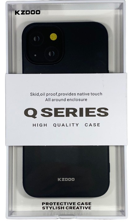 Накладка для i-Phone 14 K-Doo Q Series силиконовая черная