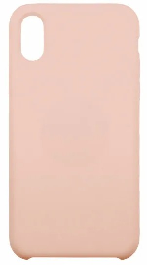 Чехол-накладка  i-Phone X/XS Silicone icase  №19 песочно-розовая