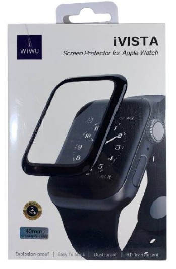 Защитное стекло для Apple watch "40" чёрное WiWU iVista