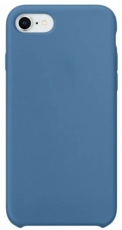 Чехол-накладка  i-Phone 7/8 Silicone icase  №38 тёмно-голубая