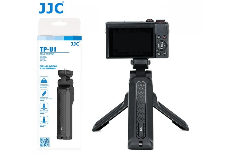 JJC TP-U1 Рукоятка-штатив для съемки для видеоблога, прямой трансляции и селфи