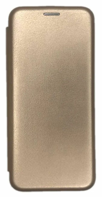 Чехол-книжка Fashion Case для i-Phone 11 кожаная боковая золотая