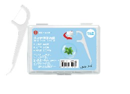 Зубная нить Xiaomi BEHEART Floss Pick (50шт) белая