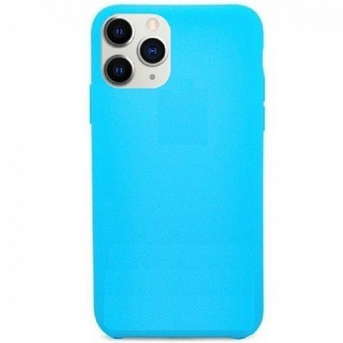 Чехол-накладка  i-Phone 12/12 Pro Silicone icase  №16 голубая