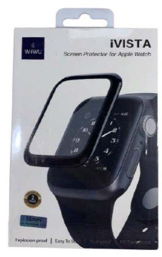 Защитное стекло для Apple watch "38" черное WiWU iVista