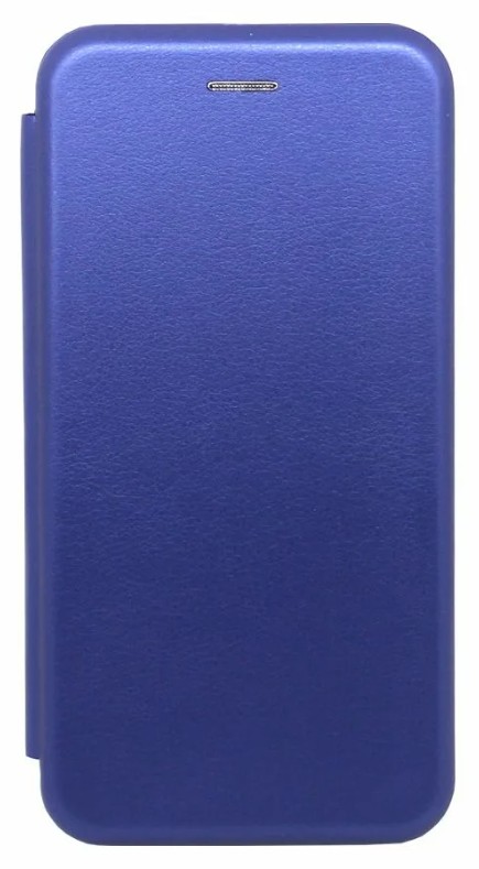 Чехол-книжка Fashion Case для i-Phone 11 кожаная боковая синяя