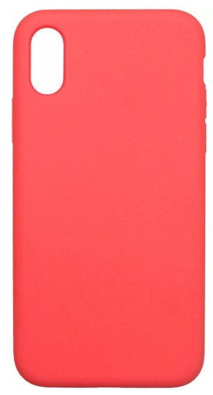 Чехол-накладка  i-Phone X/XS Silicone icase  №25 розово-терракотовая