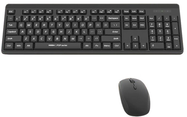 Клавиатура и мышка беспроводная  Xiaomi  MIIIW POP B1040 MW23PB01 черный