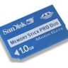 Memory Stick Pro Duo карта памяти SanDisk 1GB (MSX-M1GST/X)