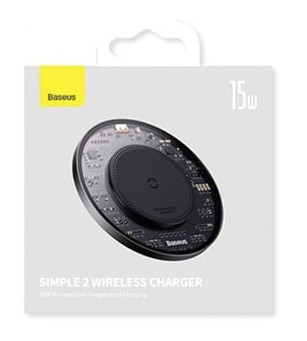 Беспроводное зарядное устройство Baseus Simple 2 Wireless 15W CCJJ050001 черное