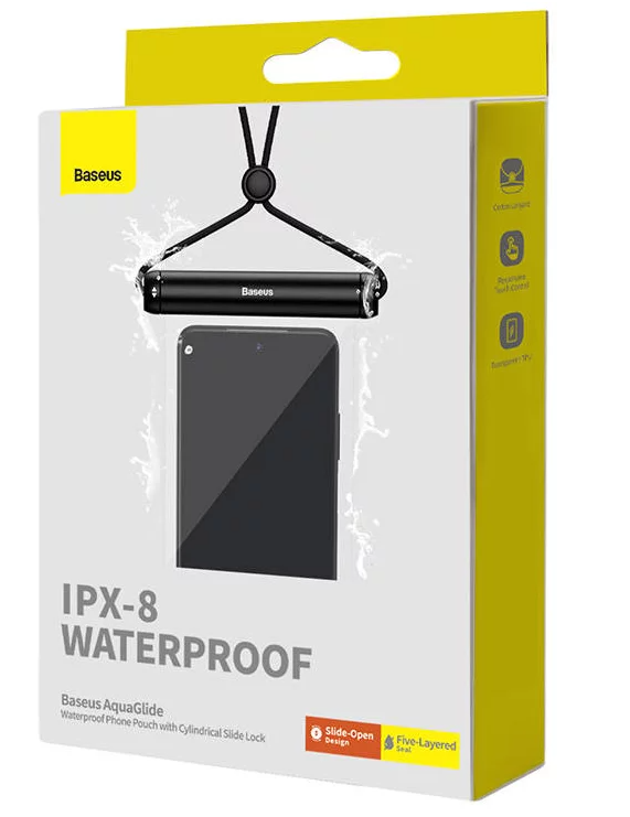Водонепроницаемая сумка Baseus AquaGlide IPX-8 Waterproof P602637011133 черная