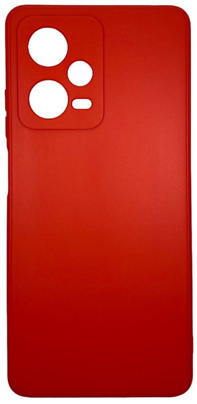 Накладка для Xiaomi Redmi Note 12 Pro силикон матовый красный