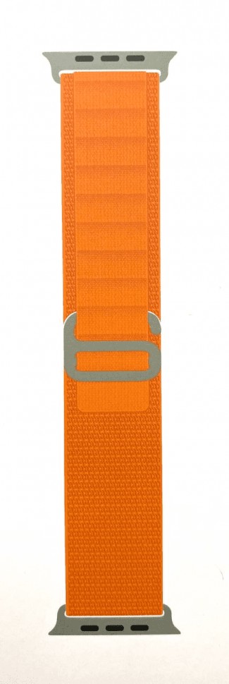 Сменный браслет тканевый для Apple Watch 49mm оранжевый