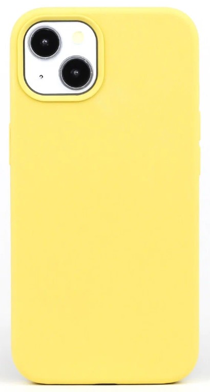 Чехол-накладка  i-Phone 13 Silicone icase  №51 бледно-желтая