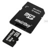 micro SDHC карта памяти Smartbuy 16GB Сlass 10 LE (с адаптером SD)
