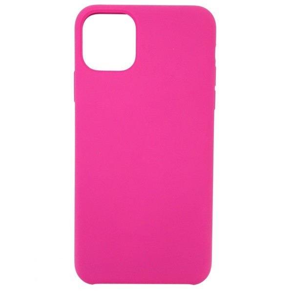 Чехол-накладка  i-Phone 12 Pro Max Silicone icase  №47 кислотно-розовая