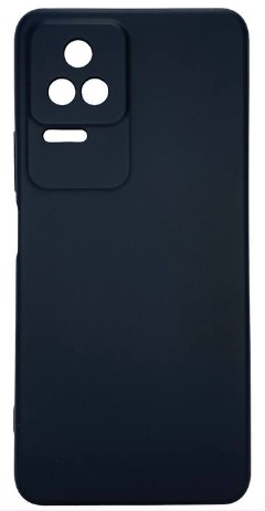 Накладка для Xiaomi Pocophone F4 Silicone cover черная