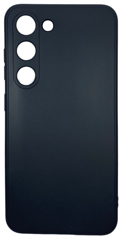 Накладка для Samsung Galaxy S23 силикон матовый чёрный