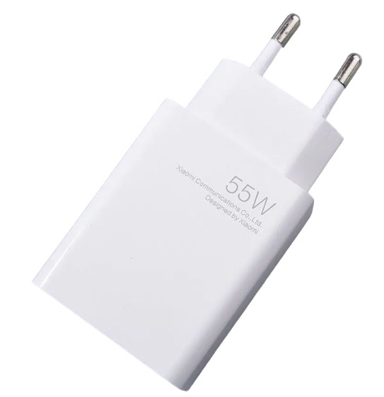 Сетевое зарядное устройство Xiaomi MI GaN 1USB 55W MDY-12-EAHG тех.пак белое