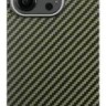 Накладка для i-Phone 14 Pro Max K-Doo Kevlar пластик зеленая