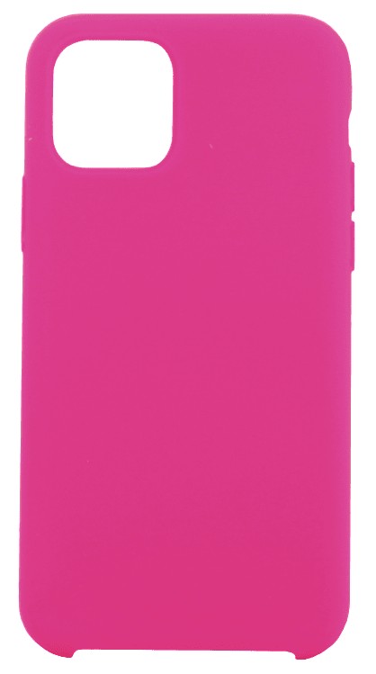 Чехол-накладка  i-Phone 11 Silicone icase  №47 кислотно-розовая