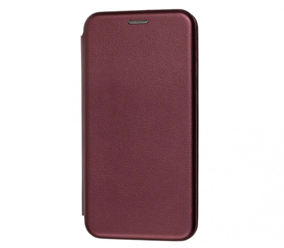 Чехол-книжка Samsung Galaxy M52 Fashion Case кожаная боковая бордовая