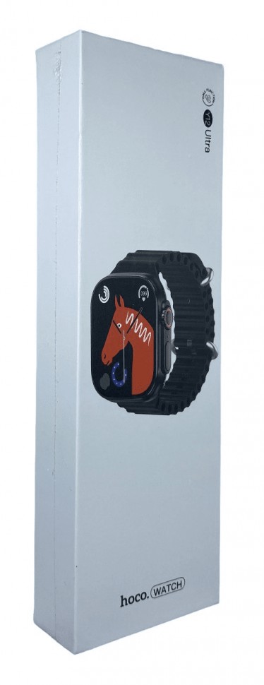 Смарт-часы Hoco Y12 Ultra Smart Watch 2"/240х240/300mAh/120ч/BT5.0 черные