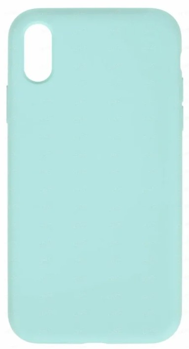 Чехол-накладка  i-Phone X/XS Silicone icase  №17 бирюзовая