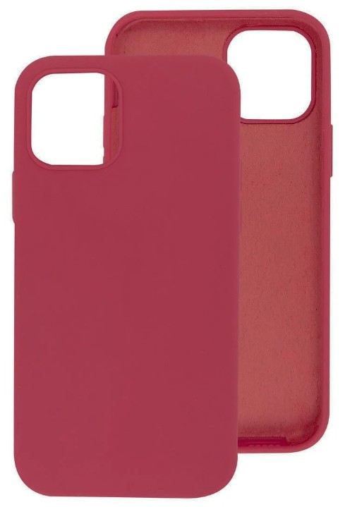 Чехол-накладка  i-Phone 11 Silicone icase  №52 бордовая