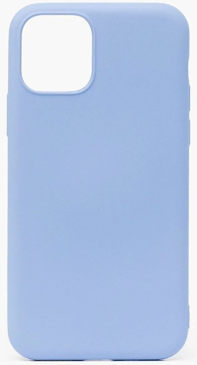 Чехол-накладка  i-Phone 11 Silicone icase  №16 голубая