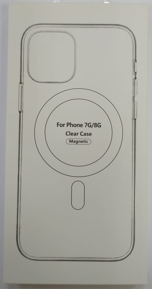 Накладка для i-Phone 7/8 силикон MagSafe Clear Case