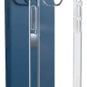 Чехол-накладка силикон i-Phone 13 прозрачный противоударный с закрытой камерой тех.пак