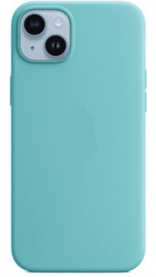 Чехол-накладка  i-Phone 13 Silicone icase  №44 небесно-бирюзовая