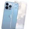 Чехол-накладка силикон 2.0мм i-Phone 13 Pro Max прозрачный с закрытой камерой тех.пак