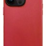 Накладка для i-Phone 14 Pro K-Doo Noble кожаная красный