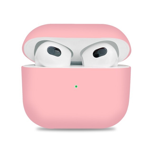 Силиконовый чехол для AirPods 3 розовый