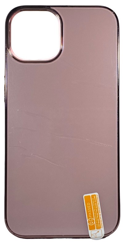 Чехол-накладка для i-Phone 13 пластик розовое золото