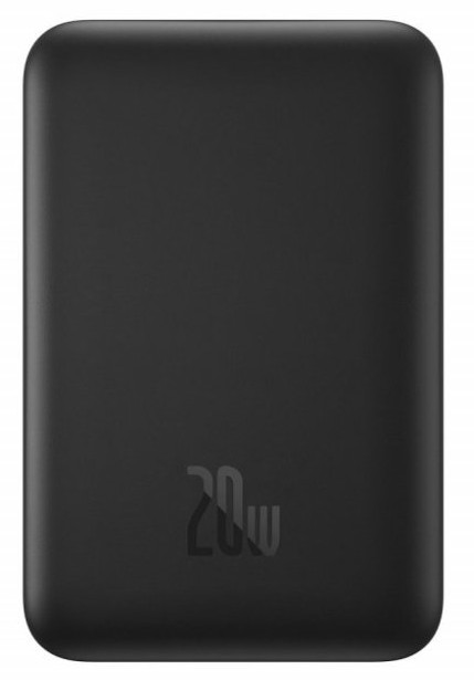 Powerbank с беспроводной зарядкой Baseus Magnetic Wireless 10000mAh 20W (PPCX070001) чёрный