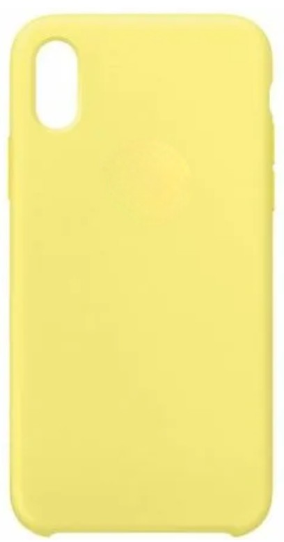 Чехол-накладка  i-Phone XR Silicone icase  №51 бледно-желтая