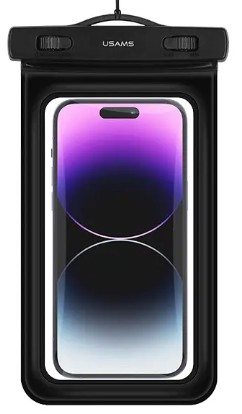 Водонепроницаемый чехол для телефона Usams US-YD011 размером до 7,0" розовый