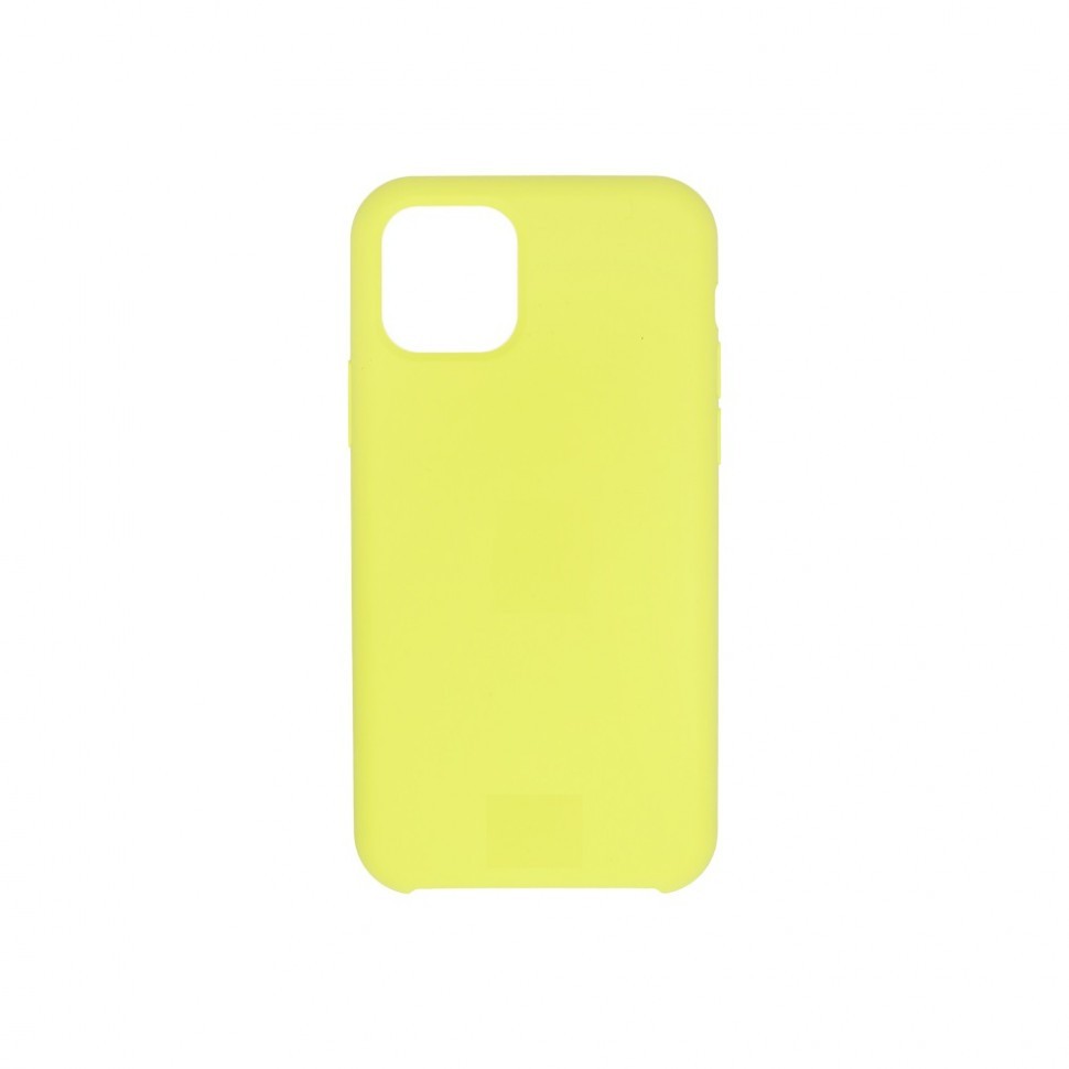 Чехол-накладка  i-Phone 12/12 Pro Silicone icase  №32 лимонная