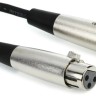 Инструментальный кабель Livepower H254 XLR/XLR мама-папа 1.8м черно-серебристый