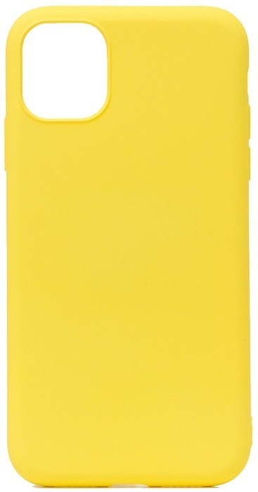 Чехол-накладка  i-Phone 12/12 Pro Silicone icase  №04 желтая