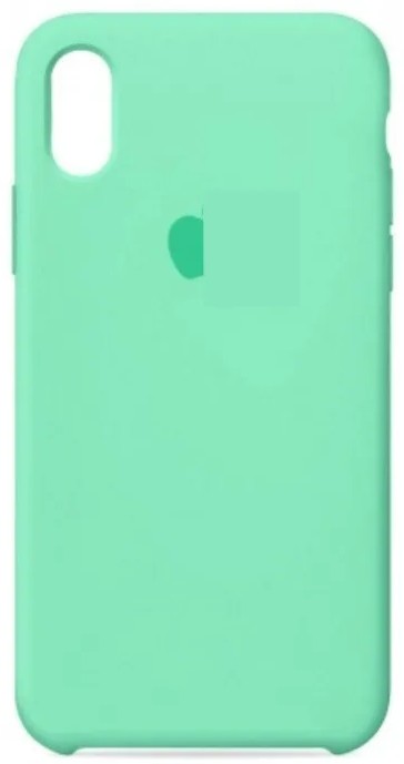Чехол-накладка  i-Phone X/XS Silicone icase  №50 бледно-бирюзовая