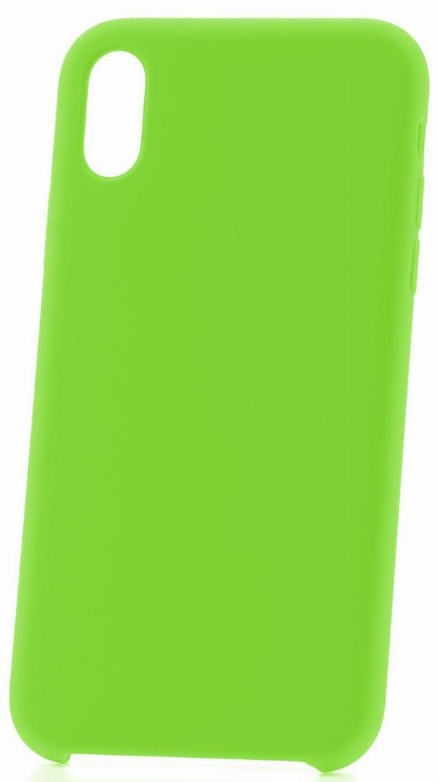 Чехол-накладка  i-Phone XS Max Silicone icase  №60 травяная