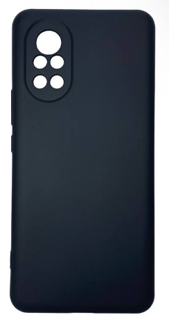 Накладка для Huawei Nova 8 Silicone cover без логотипа чёрная