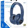 Стереонаушники Bluetooth Полноразмерные Borofone B017 Foldable V5.0/7ч темно-синие