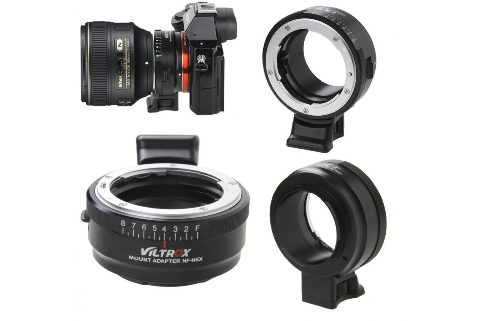 VILTROX NF-NEX для Nikon AI,/AF/ Ai(G)/AI-D to E mount Sony